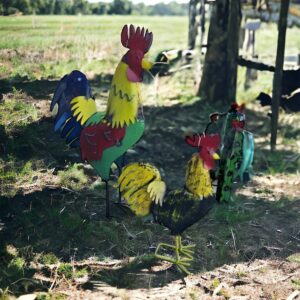 metal color roosters